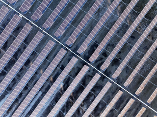 Solar photovoltaic panels on the water