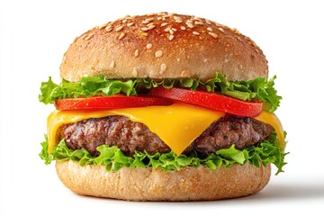 Close-up of a classic cheeseburger (1)