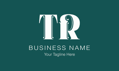 TR T tr initial logo | initial based abstract modern minimal creative logo, vector template image. luxury logotype logo, real estate homie logo. typography logo. initials logo