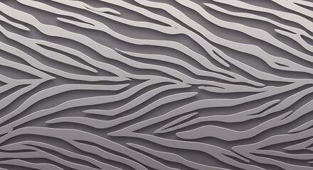 Abstract Gray Zebra Print Pattern Design