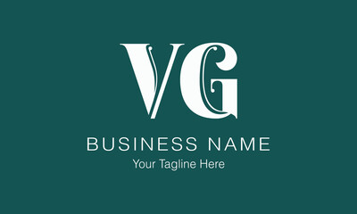 VG V vg initial logo | initial based abstract modern minimal creative logo, vector template image. luxury logotype logo, real estate homie logo. typography logo. initials logo