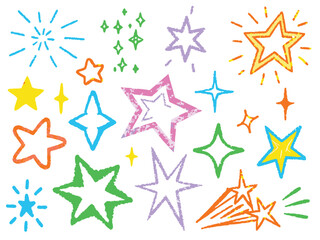 Obraz premium Colorful 3D star pattern wallpaper for holiday decoration