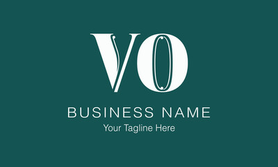 VO V vo initial logo | initial based abstract modern minimal creative logo, vector template image. luxury logotype logo, real estate homie logo. typography logo. initials logo
