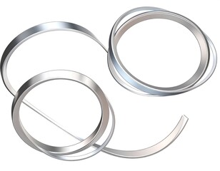 Abstract metallic rings (1)