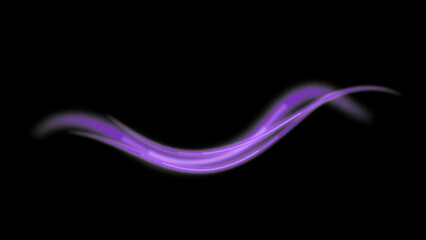 Long exposure of motorways as speed. Neon spiral lines in yellow blue and purple colors. Image of speed motion on the road. spirals and arcs. vector illustration