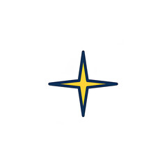 Obraz premium Asterisk or Starburst Icon - Space and Exploration Icons Set