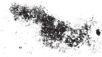 Grunge overlay textures with dust grain isolated on white background vector. Grunge distressed overlay Speckle grain dot white paper noise texture with distress effect vector illustration pattern back