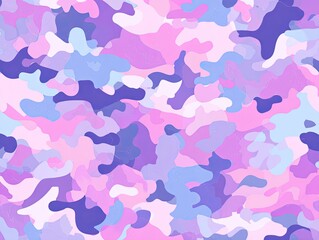Pastel camouflage pattern