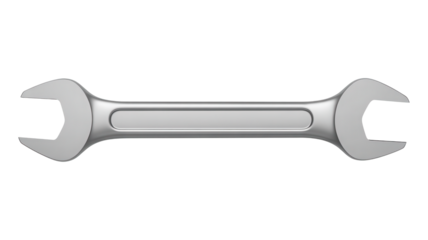 Professional wrench illustration perfect for repair services, construction, or engineering designs, add a polished touch to your toolbox concepts instantly