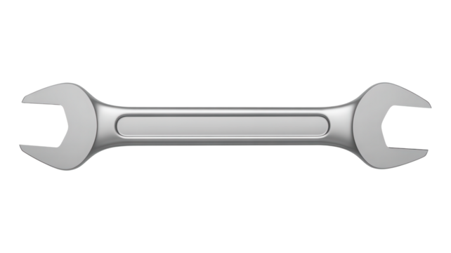 Professional wrench illustration perfect for repair services, construction, or engineering designs, add a polished touch to your toolbox concepts instantly