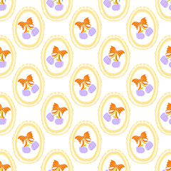 Halloween theme seamless pattern. Perfect for your printable craft supplies, like paper, gift wrap, fabric, or background