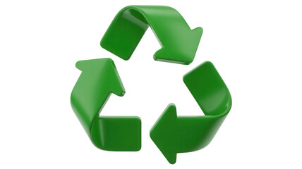 Obraz premium Embrace Sustainability with this Vibrant Green Recycling Symbol, Promoting Environmental Consciousness and a Circular Economy for a Greener Future Today