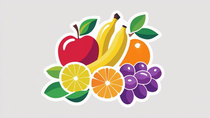 vector illustration of fruits