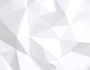 Fototapeta premium Abstract geometric pattern of white triangles