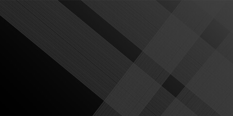 Obraz premium Simple dark abstract background, black background with greyl ines, 3d texture with diagonal lines illustration for your presentation