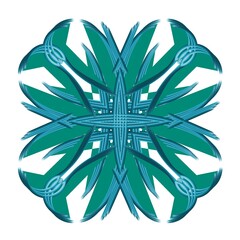 abstract floral ornamental