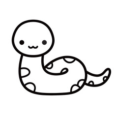 silhouette image of a snake with a transparent background