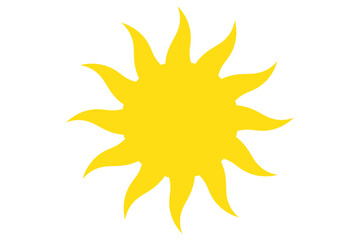 Sun and moon flat icon. Sign sun and moon. Vector logo for web design, mobile and infographics. Vector illustration 