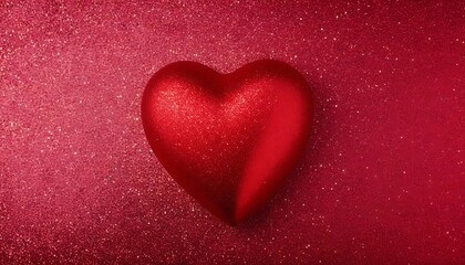 Valentine's day background with glitter hearts. Hearts as background. Valentines day concept, created with generative ai