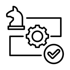 Obraz premium Strategic roadmap 