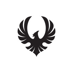 Black phoenix Logo Design