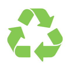 Obraz premium green recycle symbol
