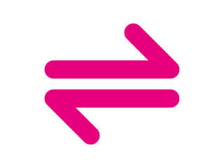 half right left arrow icon
