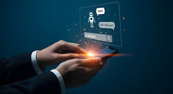 Connect with AI assistant on your phone for smart help and solutions anywhere, anytime with chatbot