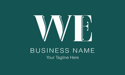 WE W we initial logo | initial based abstract modern minimal creative logo, vector template image. luxury logotype logo, real estate homie logo. typography logo. initials logo