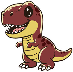 Fototapeta premium Adorable Baby Dinosaurs Collection