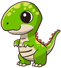 Fototapeta premium Adorable Baby Dinosaurs Collection