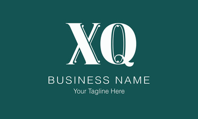 XQ X xq initial logo | initial based abstract modern minimal creative logo, vector template image. luxury logotype logo, real estate homie logo. typography logo. initials logo