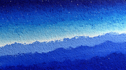 Grainy blue gradient background.Light noise texture gradient. 