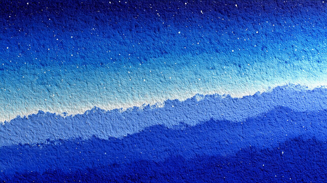 Grainy blue gradient background.Light noise texture gradient. 