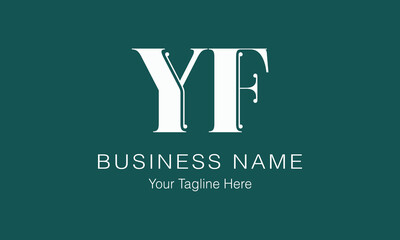 YF Y yf initial logo | initial based abstract modern minimal creative logo, vector template image. luxury logotype logo, real estate homie logo. typography logo. initials logo
