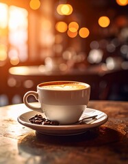 Obraz premium カフェ コーヒー