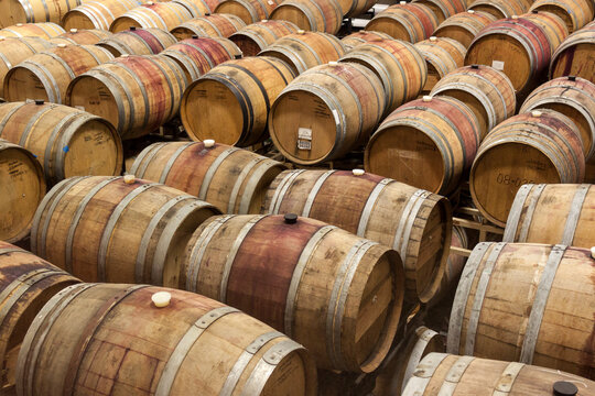 Oak Wine Barrel Storage Facility