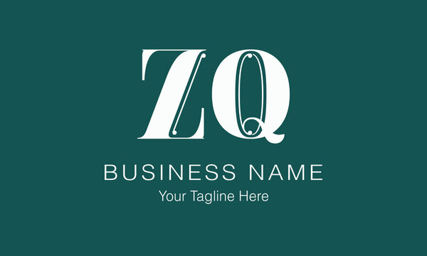 ZQ Z zq initial logo | initial based abstract modern minimal creative logo, vector template image. luxury logotype logo, real estate homie logo. typography logo. initials logo