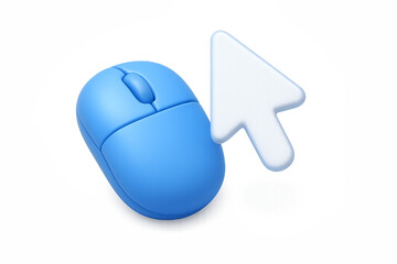 computer mouse cursor on transparent background