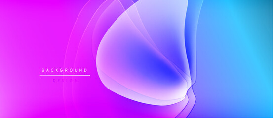 Abstract flowing shapes, vibrant pinkblue gradient. Modern design, smooth curves, elegant background texture. Minimalist aesthetic.