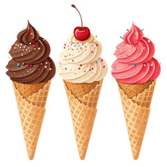 ice cream cones