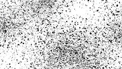 Obraz premium Abstract black speckles on white background