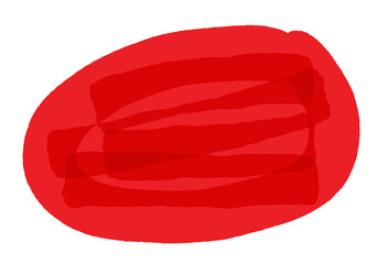 Red marker lines stripes, Highlighter hand drawing doodle, Red marker scribble for text box, background, frames, highlighting text, decorative elements on transparent background