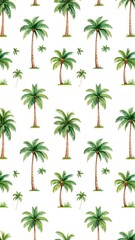 Tropical palm trees pattern (2)
