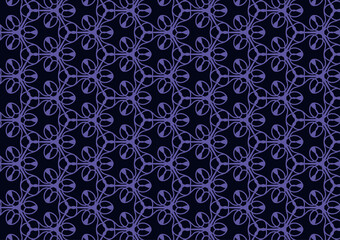 Dark hexagon pattern net art background