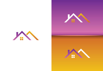 Abstract Modern Colourful Minimalism logo design, Vector illustration