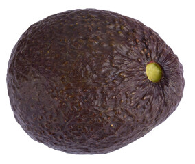 Avocado is a natural food with multivitamins isolated on a transparent background.