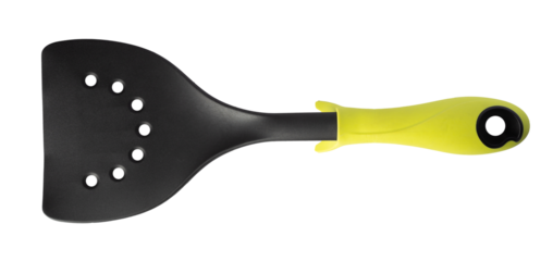 Plastic spatula isolated on a transparent background
