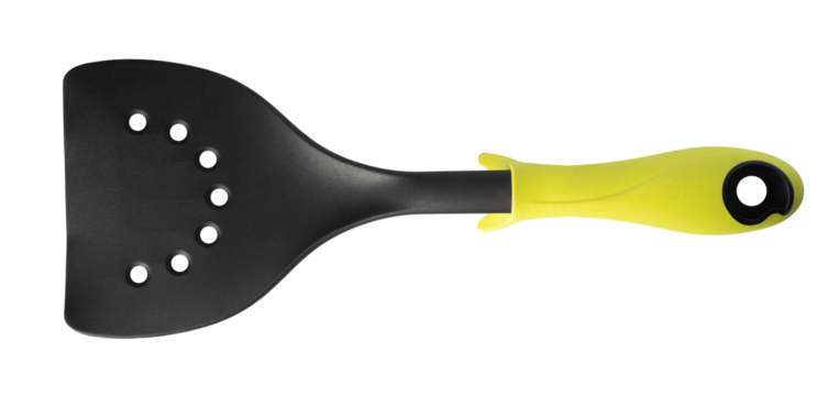 Plastic spatula isolated on a transparent background