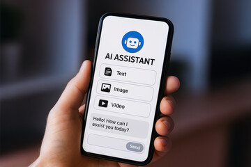 Assistant providing text assistance for communication and interaction with technology to support work messages